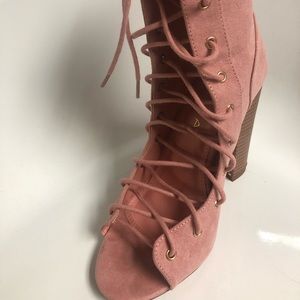 Blush booties